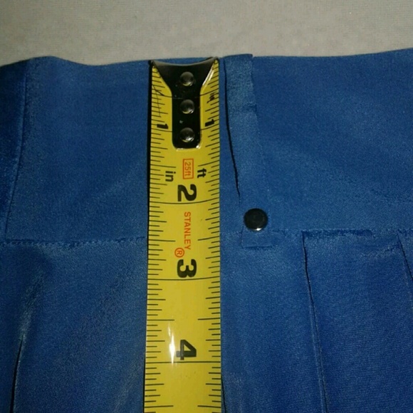 T Tahari Blue Knee Length Skirt Size 12 - Picture 6 of 8